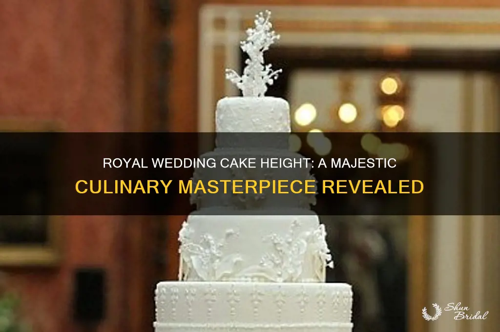 how tall is the royal wedding cake