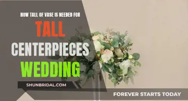 Vase Height for Tall Wedding Centerpieces: How Tall is Too Tall?