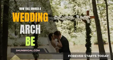Wedding Arch Height: How Tall Should You Go?
