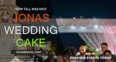 Nick Jonas' Wedding Cake: How Tall Was It?