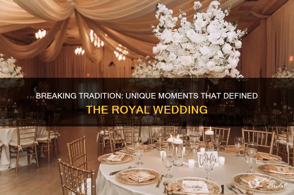 how the royal wedding was different