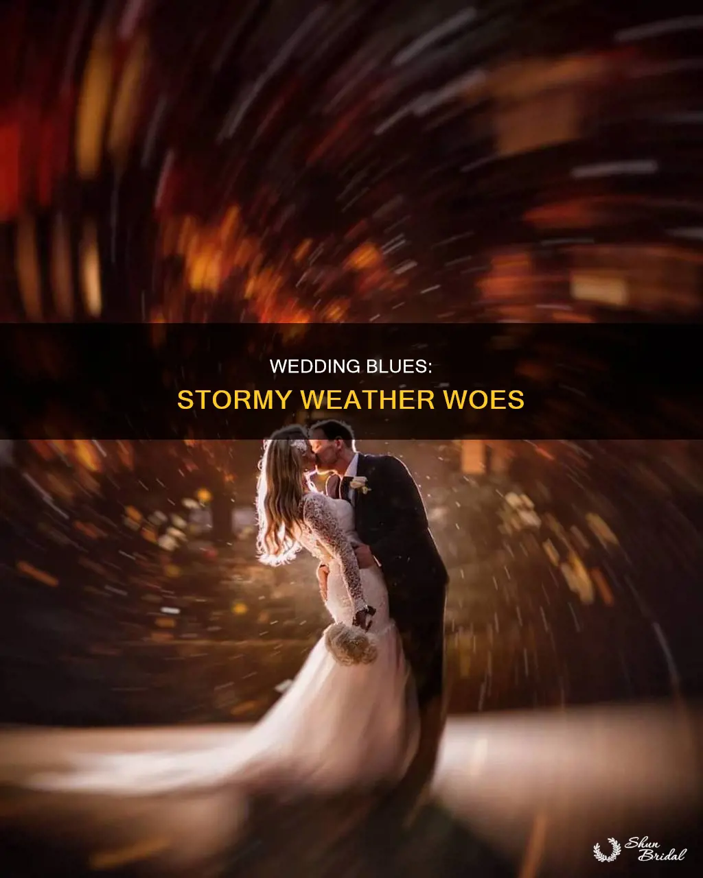 how the storm will affect or effect the wedding