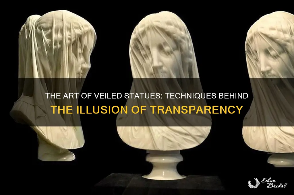 how they make statues with veiled