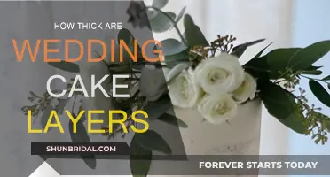 Wedding Cake Layers: How Thick Should They Be?