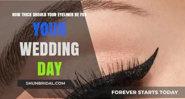 Perfect Wedding Eyeliner: Finding the Ideal Thickness for Your Big Day