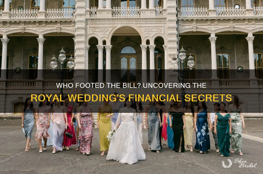 how thw royal wedding was paud