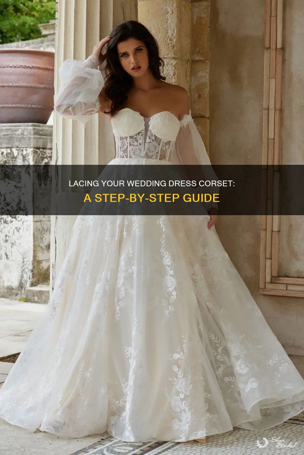 how ti lace uo a wedding dress corset