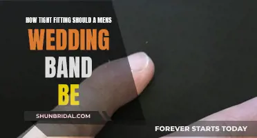 Wedding Band: Snug Fit, No Squeeze