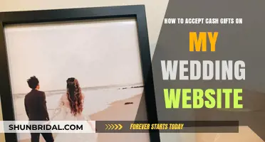 Gracefully Accepting Cash Gifts on Your Wedding Website: A Simple Guide