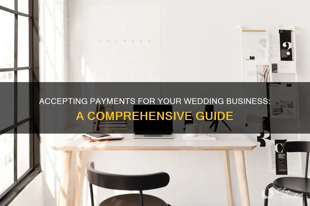 how to accept payment for wedding business