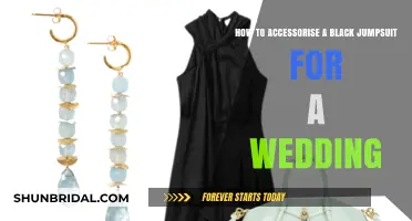 Elegant Wedding Style: Accessorizing a Black Jumpsuit for the Big Day