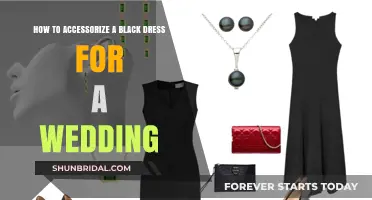 Black Dress Wedding Glamour: Accessorizing for the Big Day