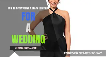 Accessorizing a Black Jumpsuit: Wedding Edition