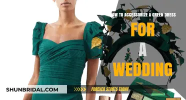 Accessorizing a Green Wedding Dress: Tips and Tricks