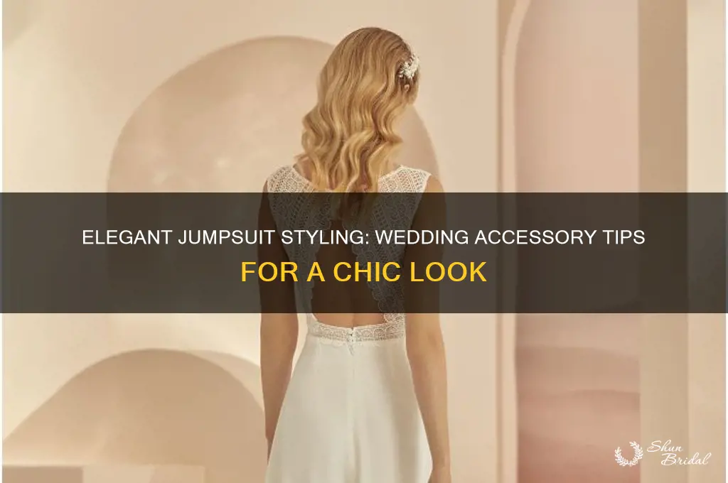 how to accessorize a jumpsuit for a wedding