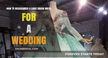 Accessorizing a Light Green Wedding Dress: Tips and Tricks