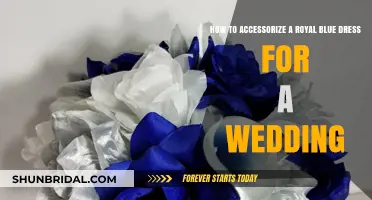 Accessorizing a Royal Blue Wedding Dress: Tips and Tricks