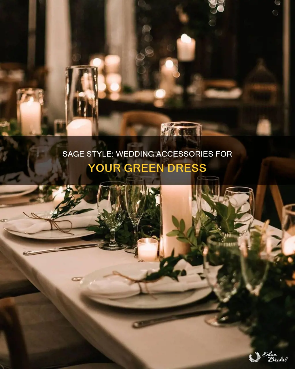 how to accessorize a sage green dress for a wedding
