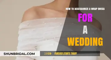 Accessorizing a Wrap Dress for Your Wedding: A Guide
