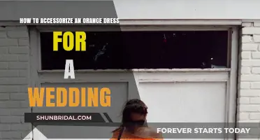 Accessorizing an Orange Dress for Your Wedding: A Guide