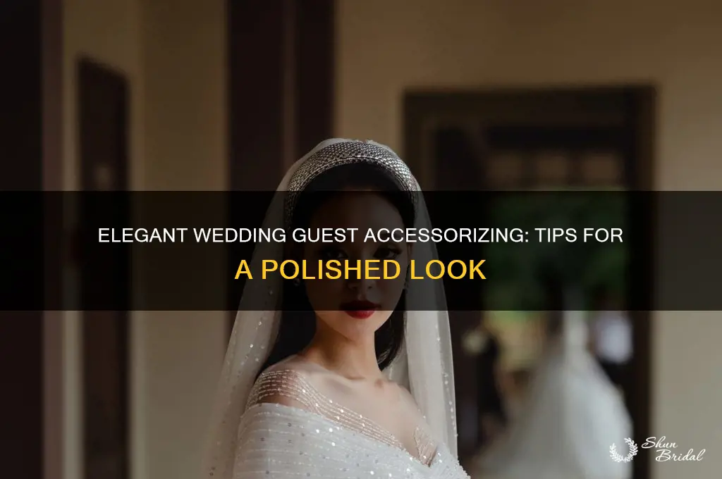 how to accessorize for a wedding guest