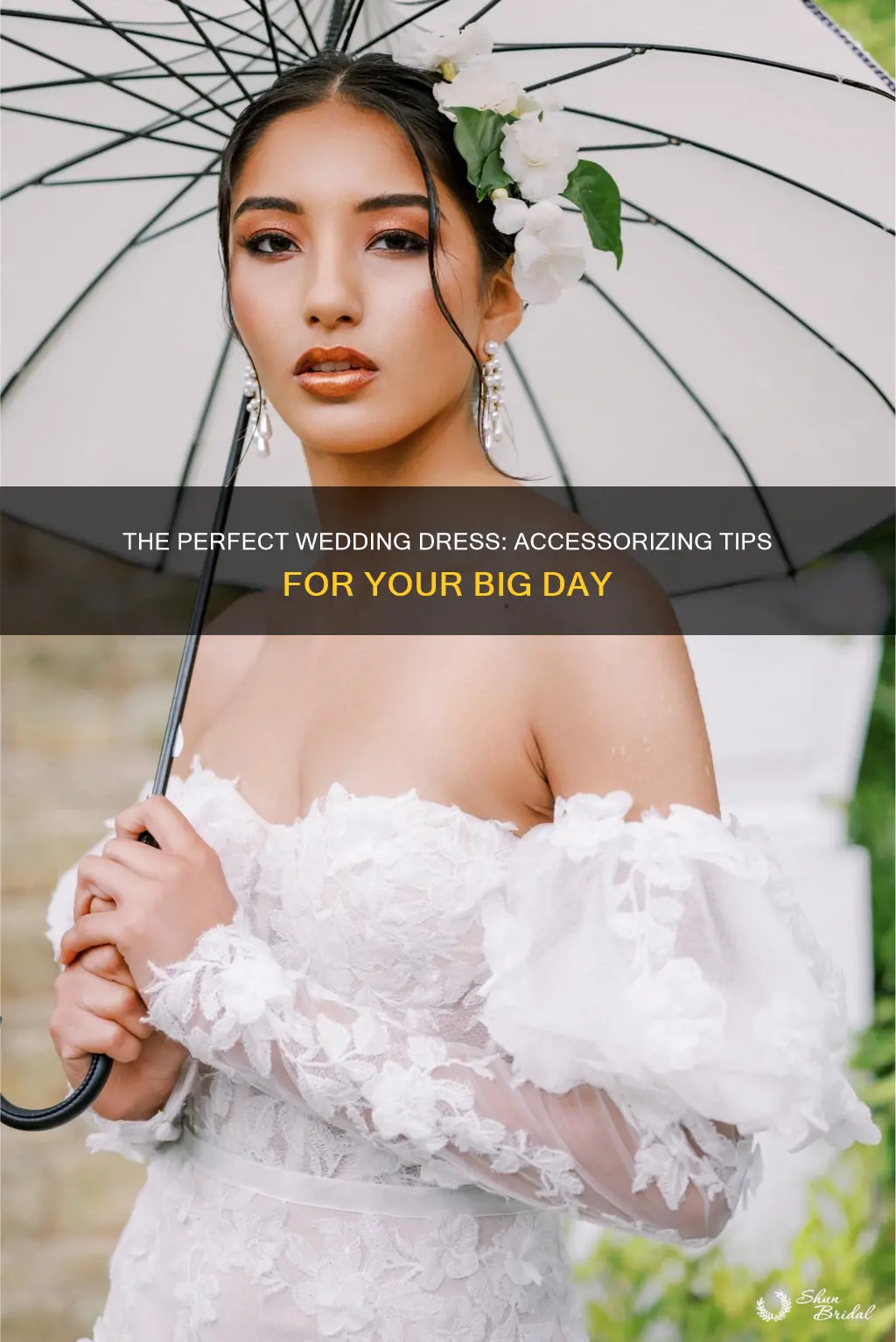 how to accessorize wedding dress