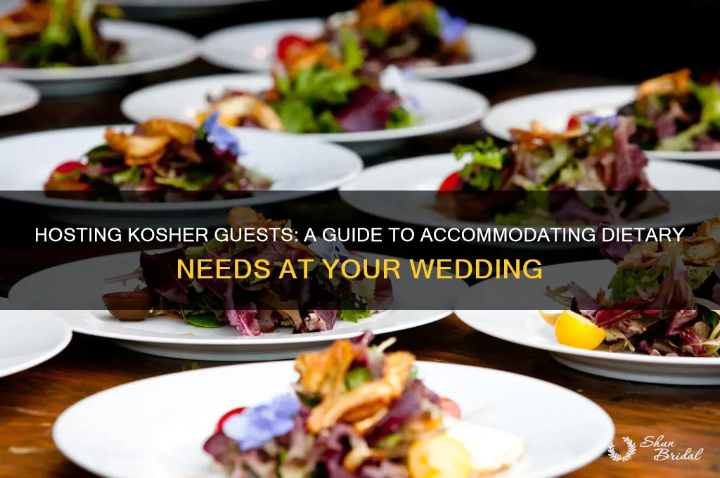how to accommodate kosher guests at a wedding