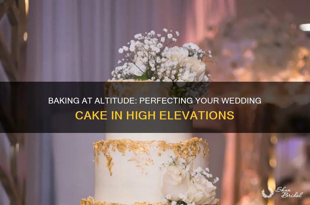 how to account for altitude when baking a wedding ake