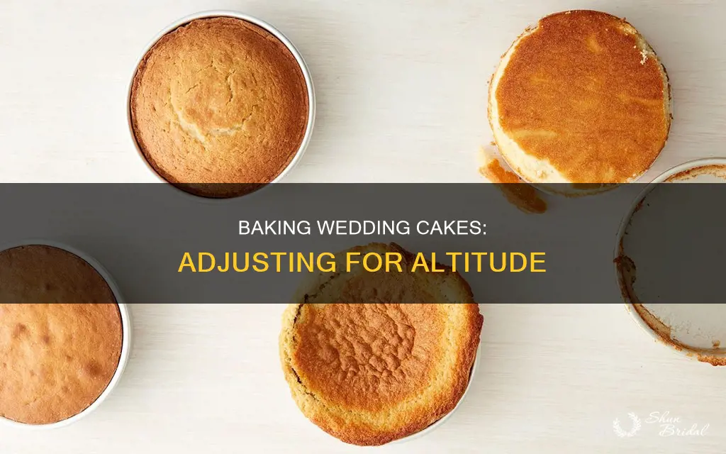 how to account for altitude when baking a wedding cake