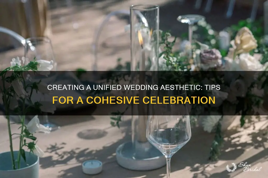 how to achieve a cohesive look at your wedding
