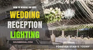 The Perfect Wedding Reception Lighting: A Guide