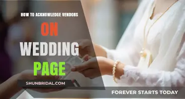 Thoughtful Ways to Acknowledge Vendors on Your Wedding Website