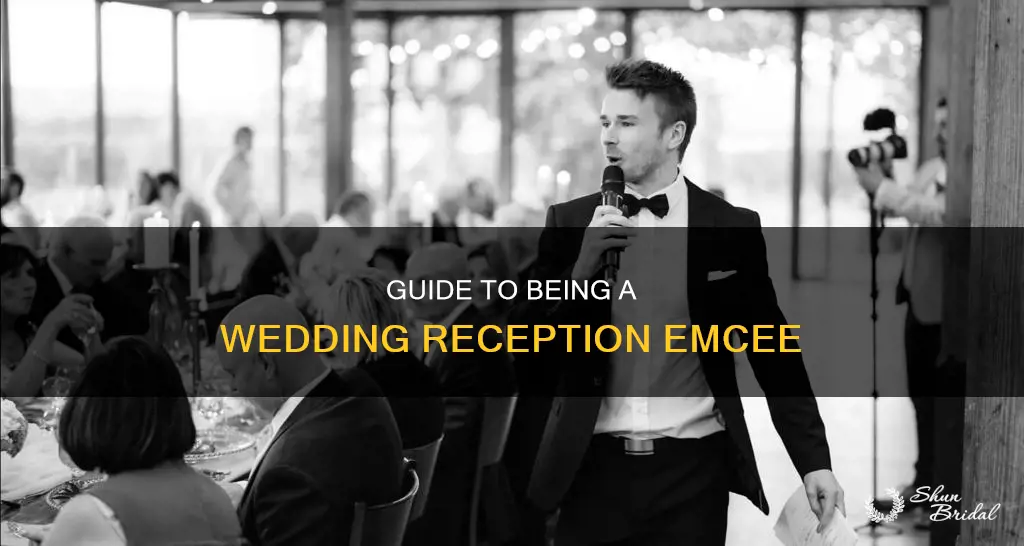 how to act as a chairman for wedding reception