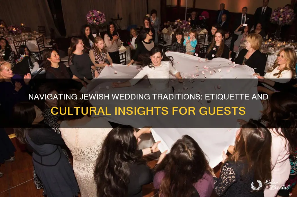 how to act at a jewish wedding
