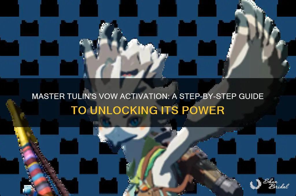 how to activate tulins vow
