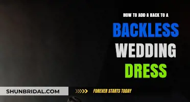 Transforming Backless Wedding Dresses: Adding a Back