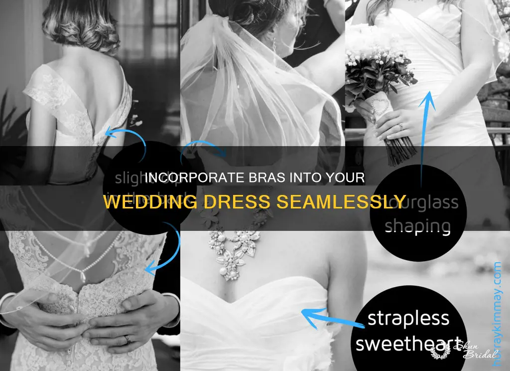 how to add a bra to a wedding dress