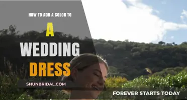 Enhancing Your Wedding Dress with a Splash of Color