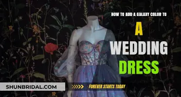 Galaxy-Themed Wedding: Coloring Your Dress for a Cosmic Touch