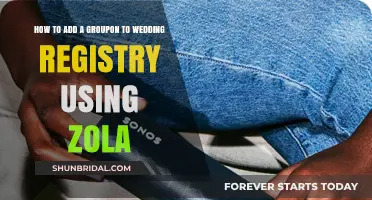Creating a Zola Wedding Registry: Adding Groupons