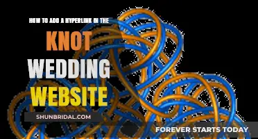 Adding Hyperlinks to Your Knot Wedding Website: A Simple Guide