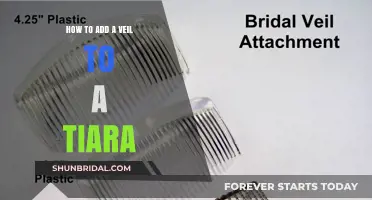 Elegant Veil Attachment: Enhancing Your Tiara with Grace and Style