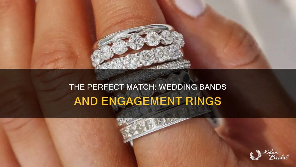 how to add a wedding band to an engagement ring