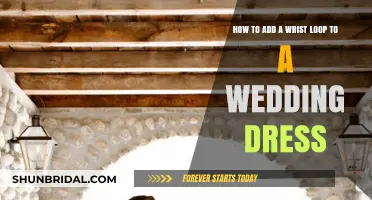 Securing Your Gown: Adding a Wrist Loop to Your Wedding Dress