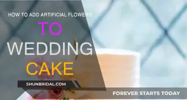 Artificial Flowers on Wedding Cakes: A Stylish Guide