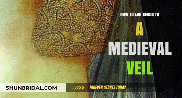 Crafting Elegance: Adding Beads to Your Medieval Veil Step-by-Step