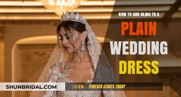 Add Bling to Your Plain Wedding Dress: Creative Ways