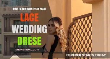 Elevate Your Wedding Look: Adding Sparkling Bling to Plain Lace Dresses