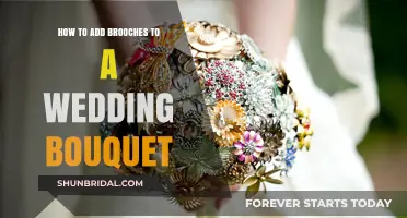 Elegant Touch: Adding Brooches to Your Wedding Bouquet Step-by-Step