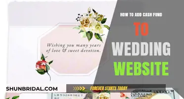 Adding a Cash Fund to Your Wedding Website: A Simple Guide